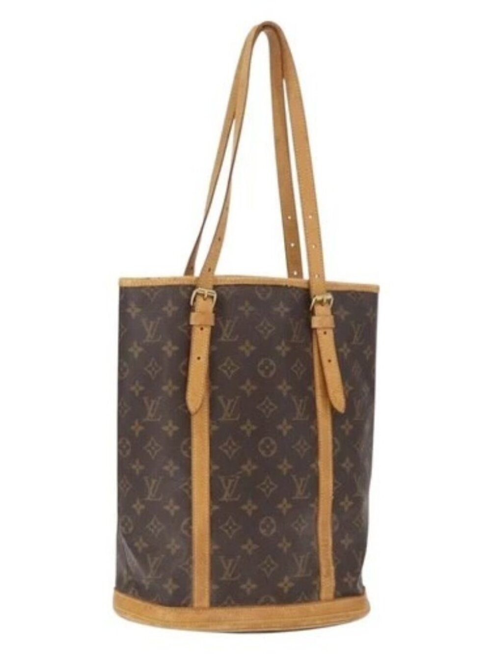 LOUIS VUITTON Monogram Bucket GM Shoulder Bag M42236 LV Auth 164564